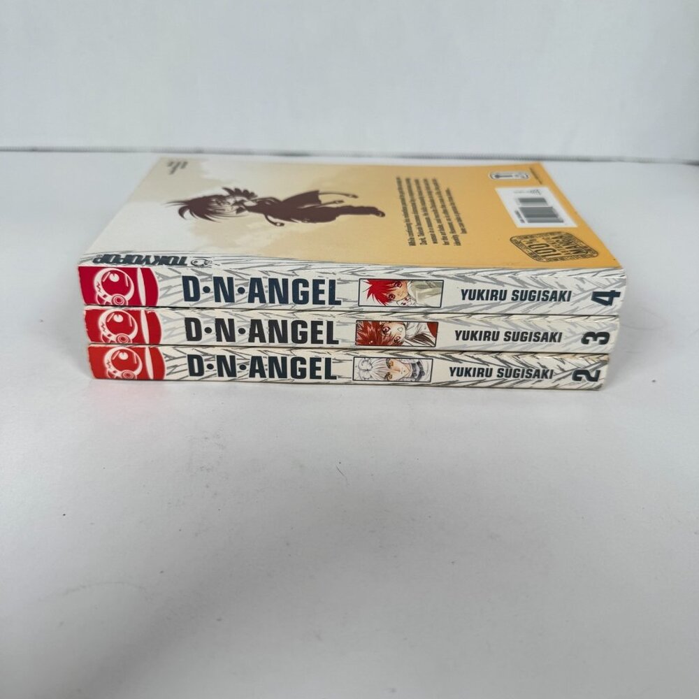 D. N. Angel Manga Series‎ Volumes 2, 3, and 4 Yukiru Sugisaki Paperback Comic